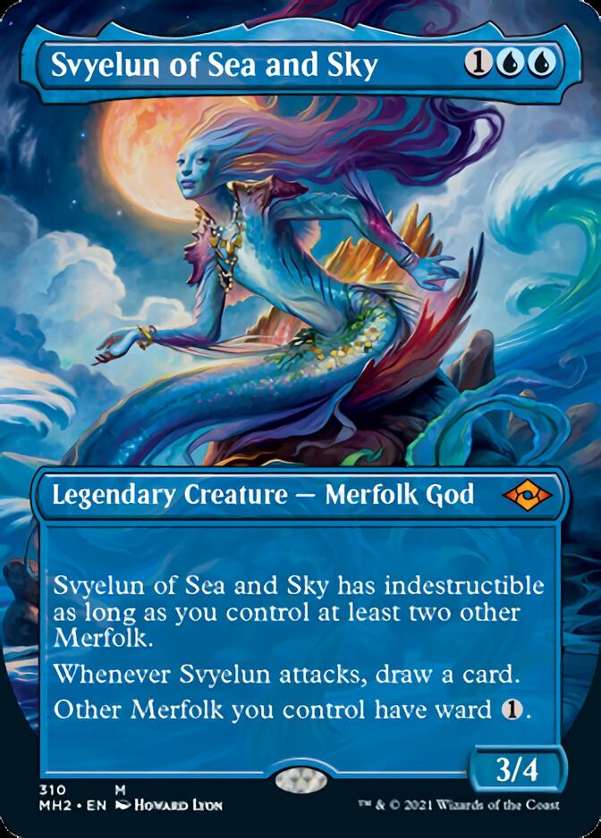 Svyelun of Sea and Sky (Borderless Alternate Art) [Modern Horizons 2] | Exor Games Dartmouth