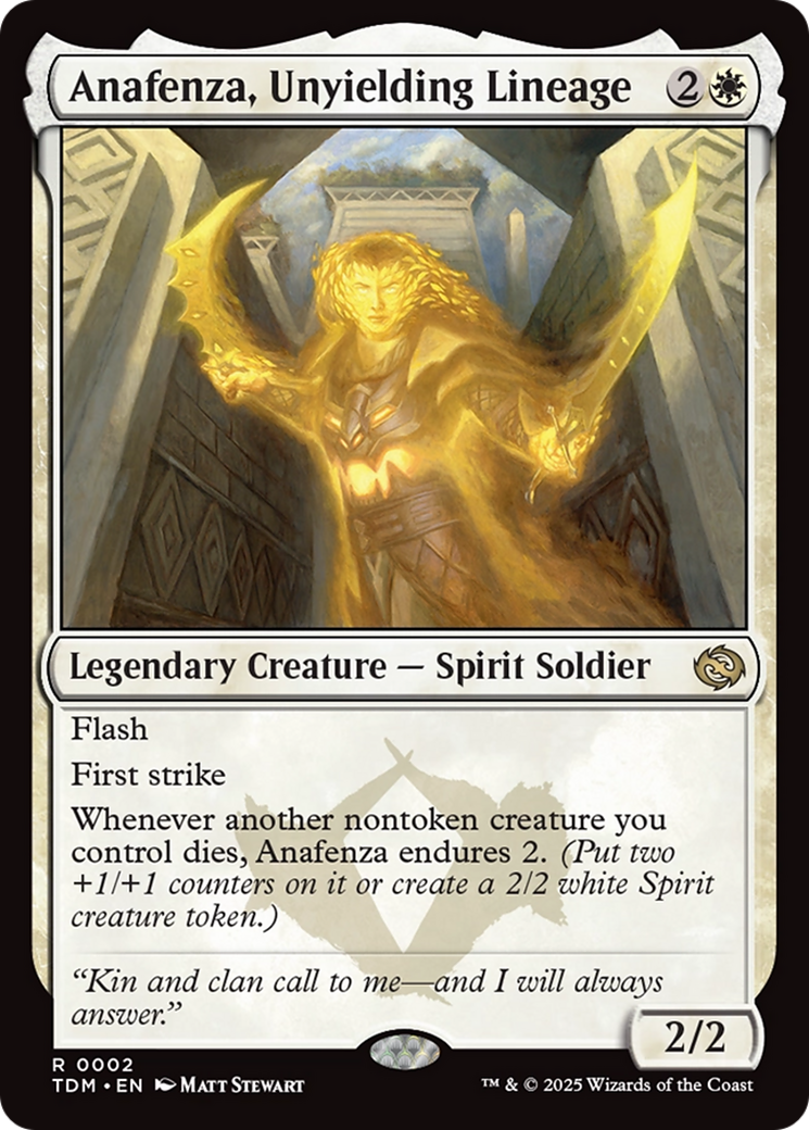Anafenza, Unyielding Lineage [Tarkir: Dragonstorm] | Exor Games Dartmouth