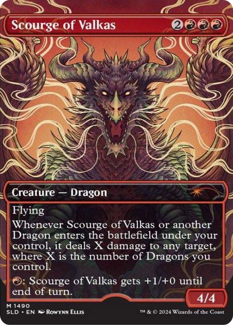 Scourge of Valkas (Rainbow Foil) [Secret Lair Drop Series] | Exor Games Dartmouth