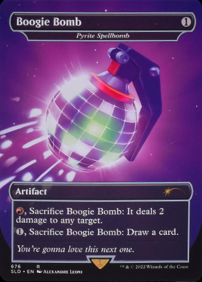 Pyrite Spellbomb - Boogie Bomb (Borderless) [Secret Lair Drop Promos] | Exor Games Dartmouth