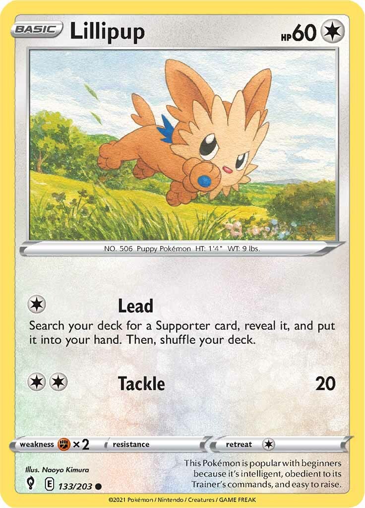 Lillipup (133/203) [Sword & Shield: Evolving Skies] | Exor Games Dartmouth