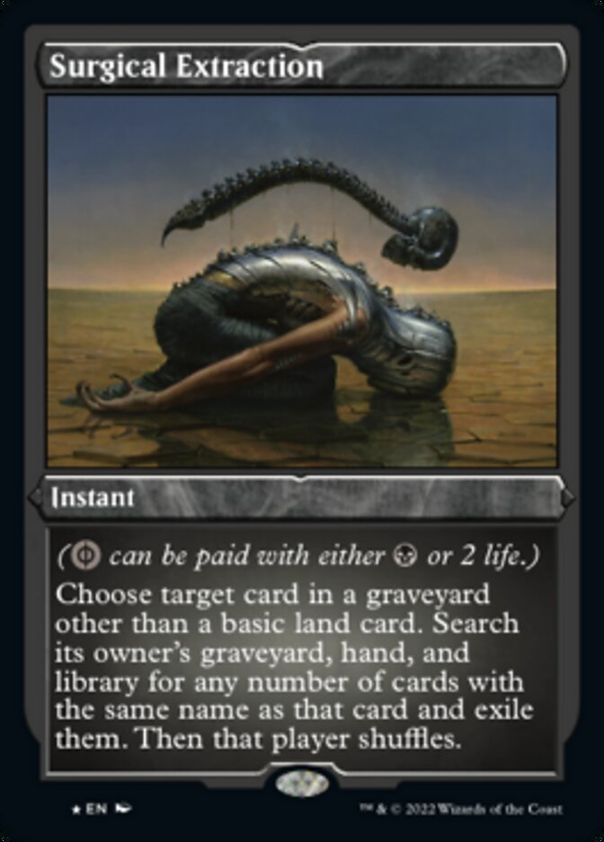 Surgical Extraction (Foil Etched) [Double Masters 2022] | Exor Games Dartmouth