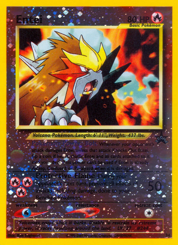 Entei (34) [Wizards of the Coast: Black Star Promos] | Exor Games Dartmouth