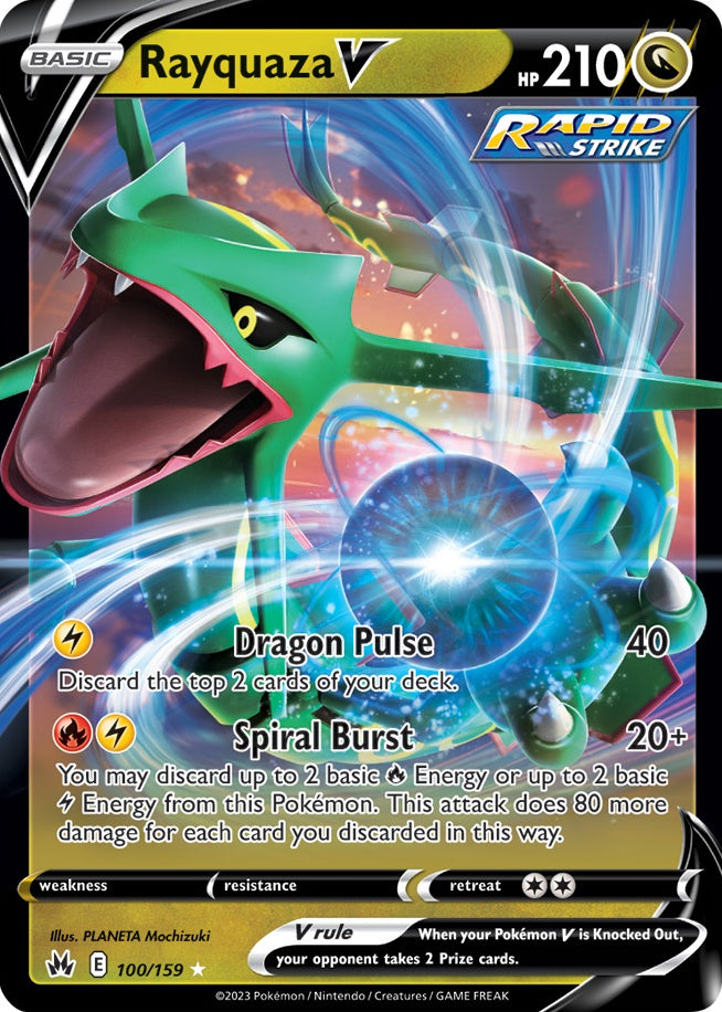 Rayquaza V 100/159 (Jumbo Card) [Sword & Shield: Evolving Skies] | Exor Games Dartmouth