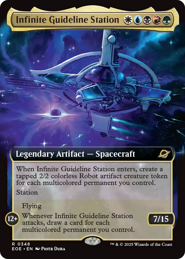 Infinite Guideline Station (Extended Art) [Edge of Eternities] | Exor Games Dartmouth
