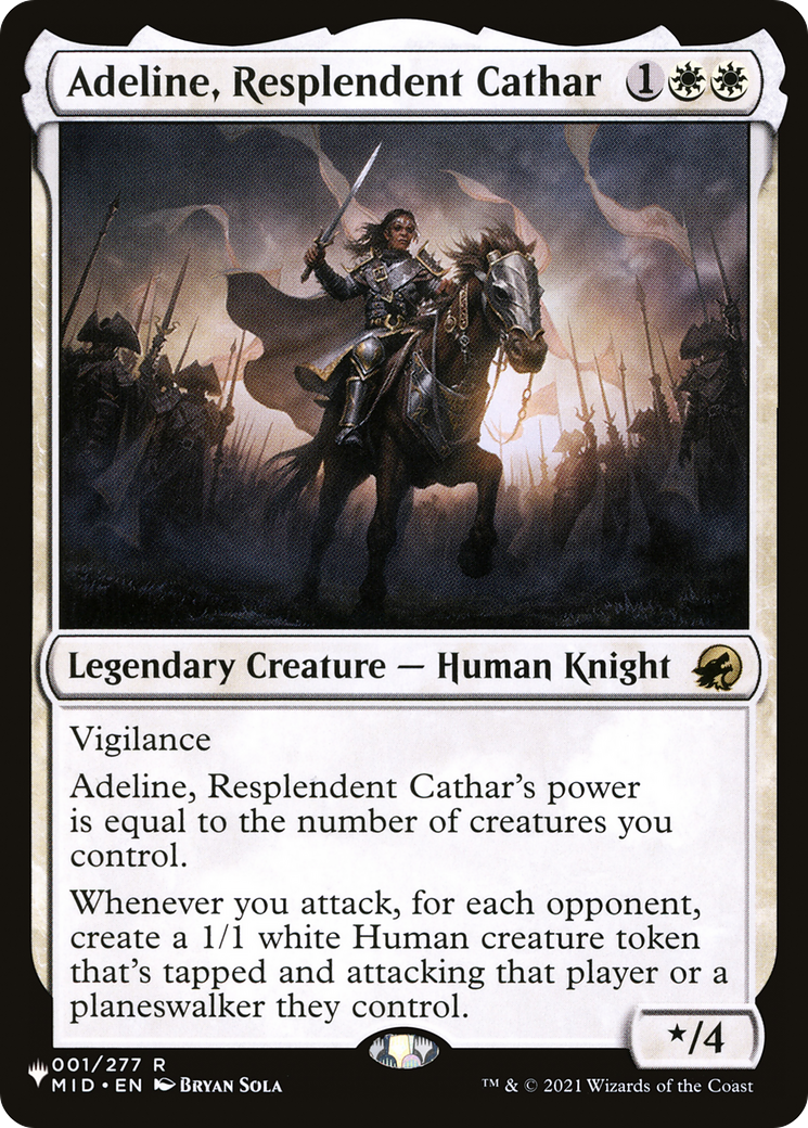Adeline, Resplendent Cathar [The List] | Exor Games Dartmouth