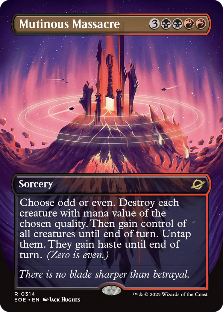Mutinous Massacre (Borderless) [Edge of Eternities] | Exor Games Dartmouth