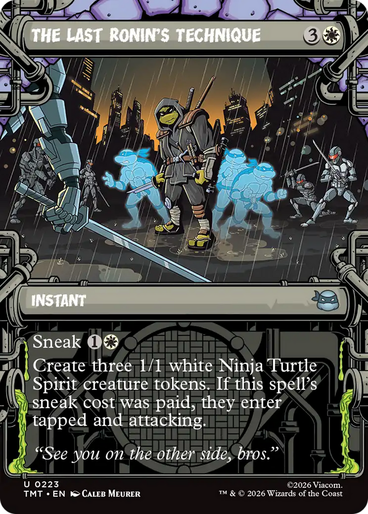 The Last Ronin's Technique (Showcase) [Teenage Mutant Ninja Turtles] | Exor Games Dartmouth