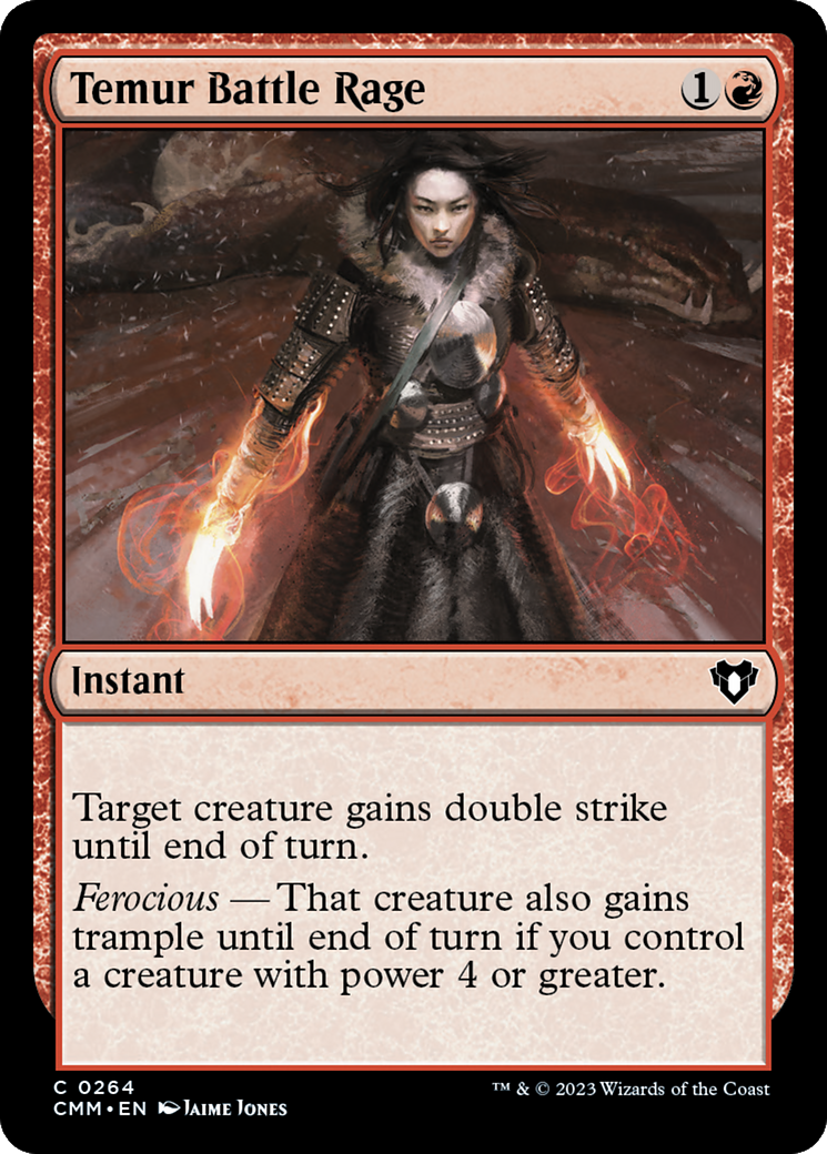 Temur Battle Rage [Commander Masters] | Exor Games Dartmouth