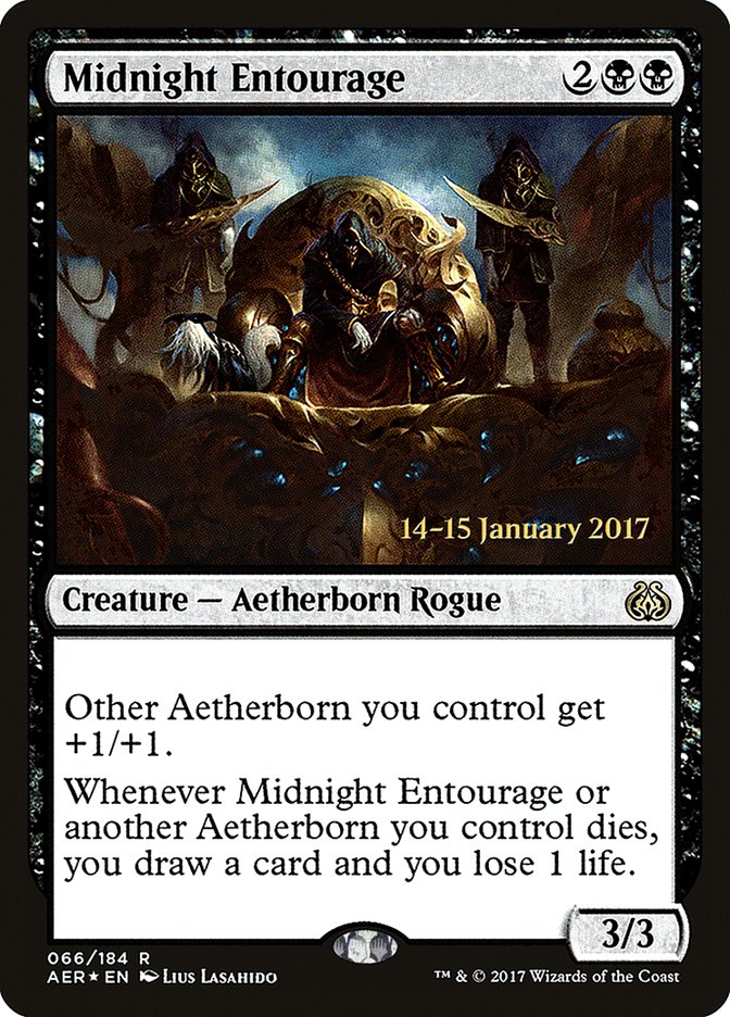 Midnight Entourage [Aether Revolt Prerelease Promos] | Exor Games Dartmouth