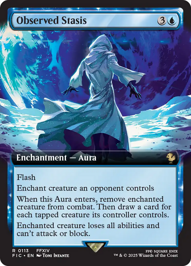 Observed Stasis (Extended Art) [FINAL FANTASY Commander] | Exor Games Dartmouth