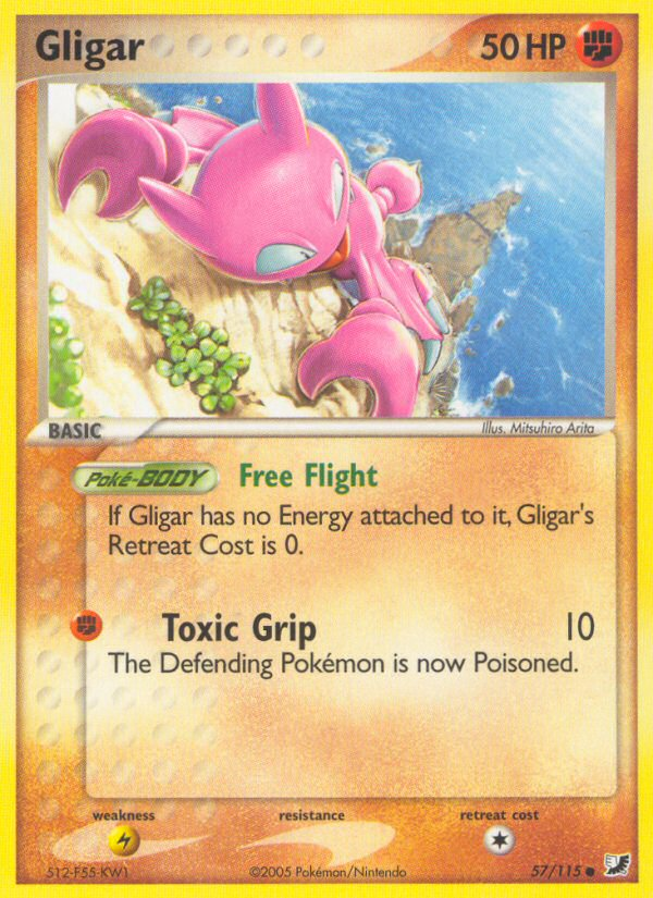 Gligar (57/115) [EX: Unseen Forces] | Exor Games Dartmouth