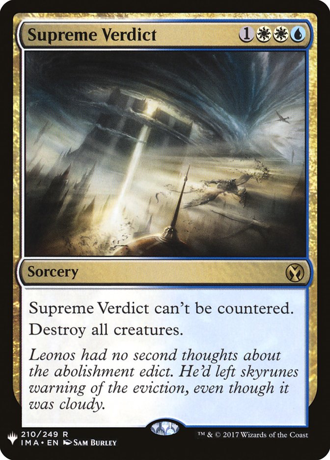 Supreme Verdict [Mystery Booster] | Exor Games Dartmouth