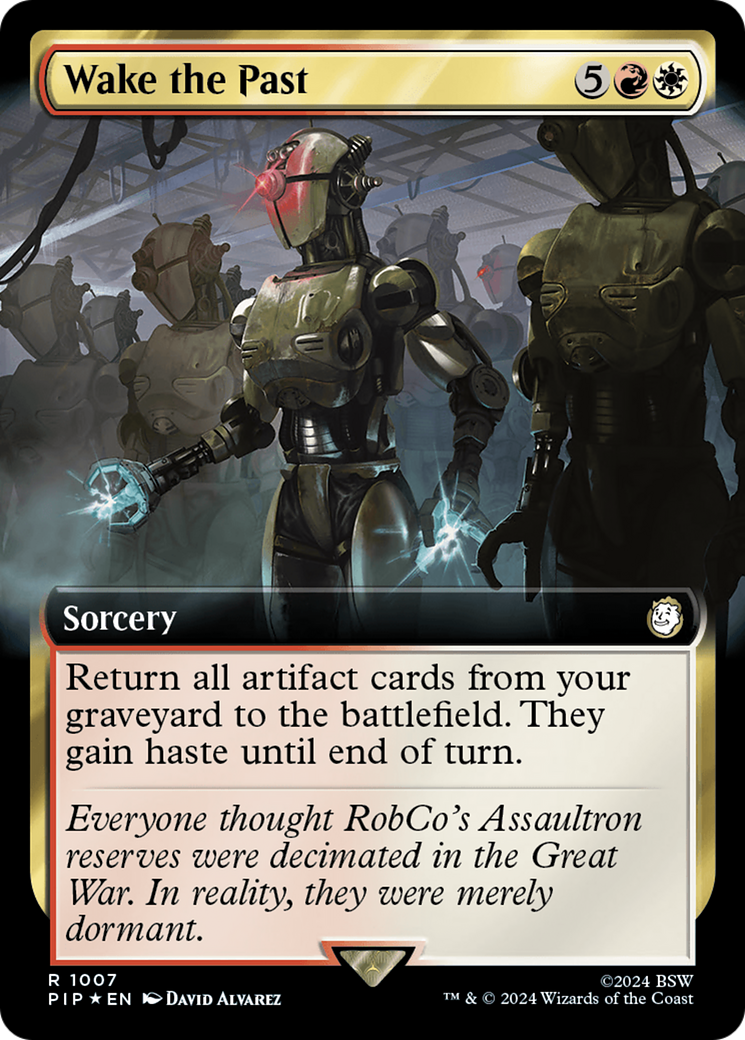 Wake the Past (Extended Art) (Surge Foil) [Fallout] | Exor Games Dartmouth