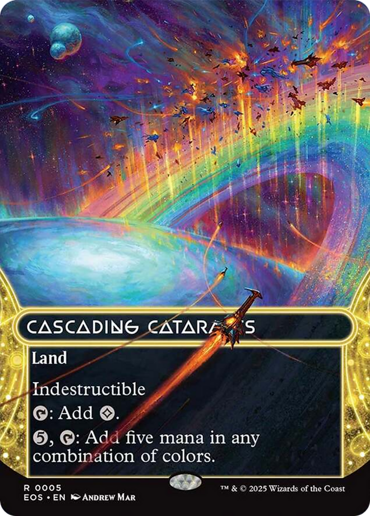 Cascading Cataracts (0005) (Borderless) [Edge of Eternities: Stellar Sights] | Exor Games Dartmouth