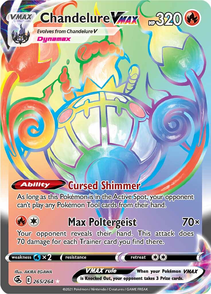 Chandelure VMAX (265/264) [Sword & Shield: Fusion Strike] | Exor Games Dartmouth