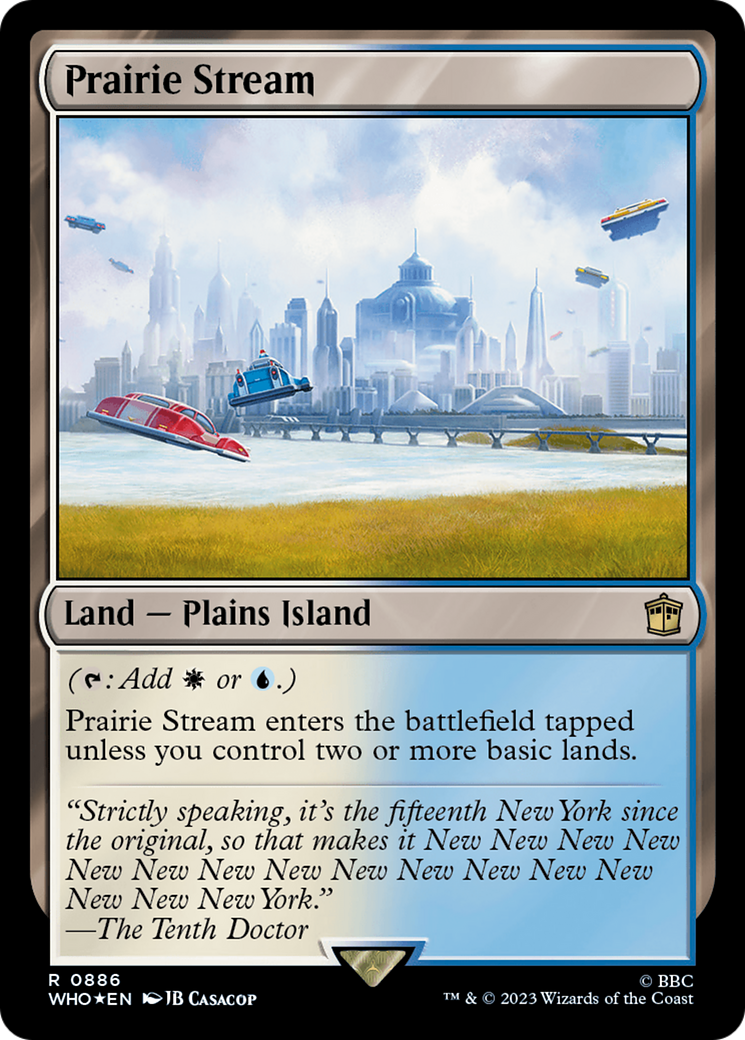 Prairie Stream (Surge Foil) [Doctor Who] | Exor Games Dartmouth