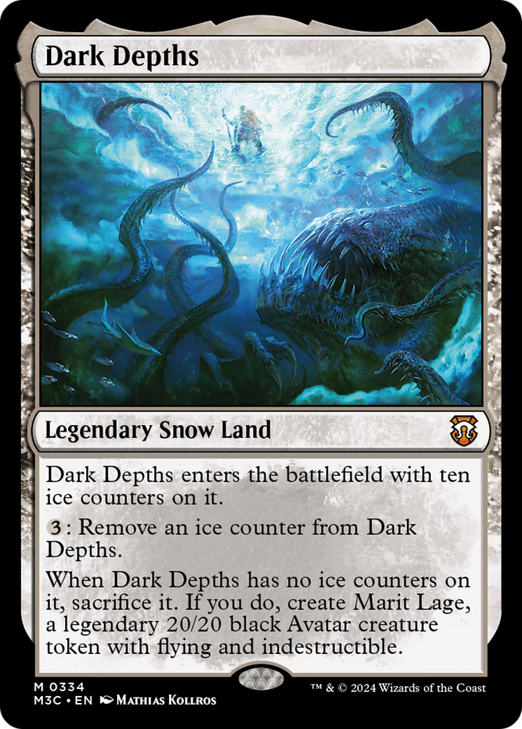 Dark Depths (Ripple Foil) [Modern Horizons 3 Commander] | Exor Games Dartmouth