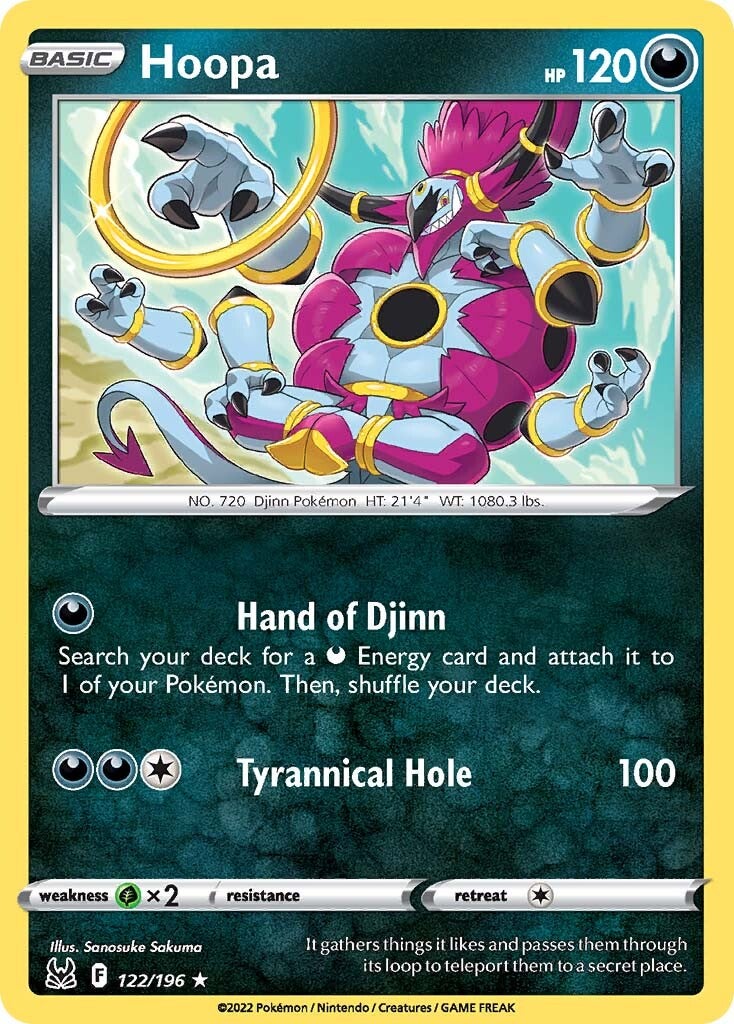 Hoopa (122/196) [Sword & Shield: Lost Origin] | Exor Games Dartmouth