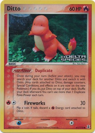 Ditto (61/113) (Stamped) [EX: Delta Species] | Exor Games Dartmouth
