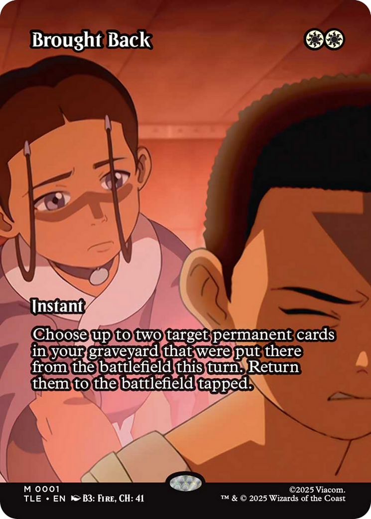 Brought Back (Borderless) [Avatar: The Last Airbender: Eternal-Legal] | Exor Games Dartmouth