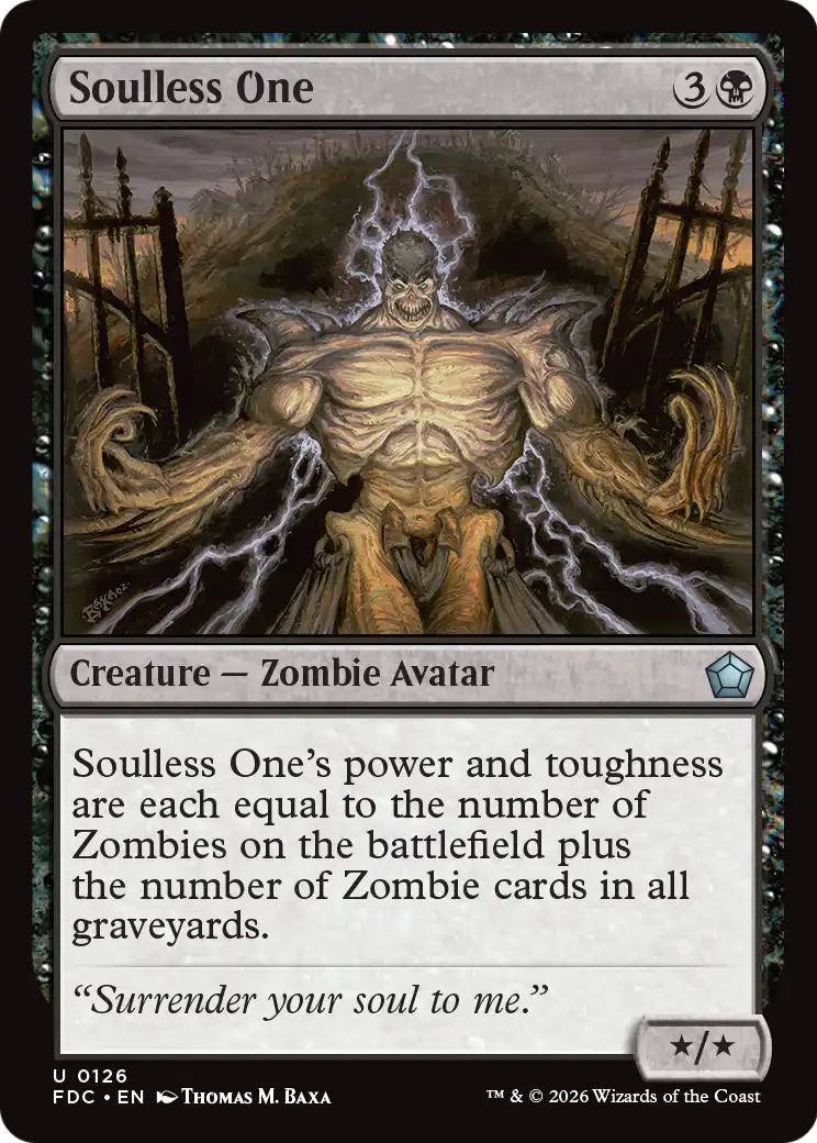 Soulless One [Foundations Commander] | Exor Games Dartmouth