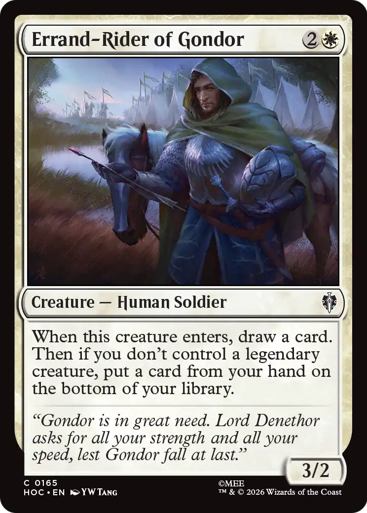 Errand-Rider of Gondor [The Hobbit: Eternal-Legal] | Exor Games Dartmouth