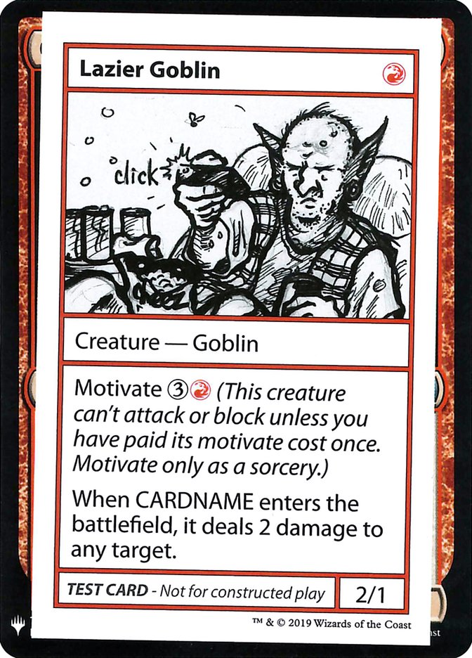 Lazier Goblin [Mystery Booster Playtest Cards] | Exor Games Dartmouth