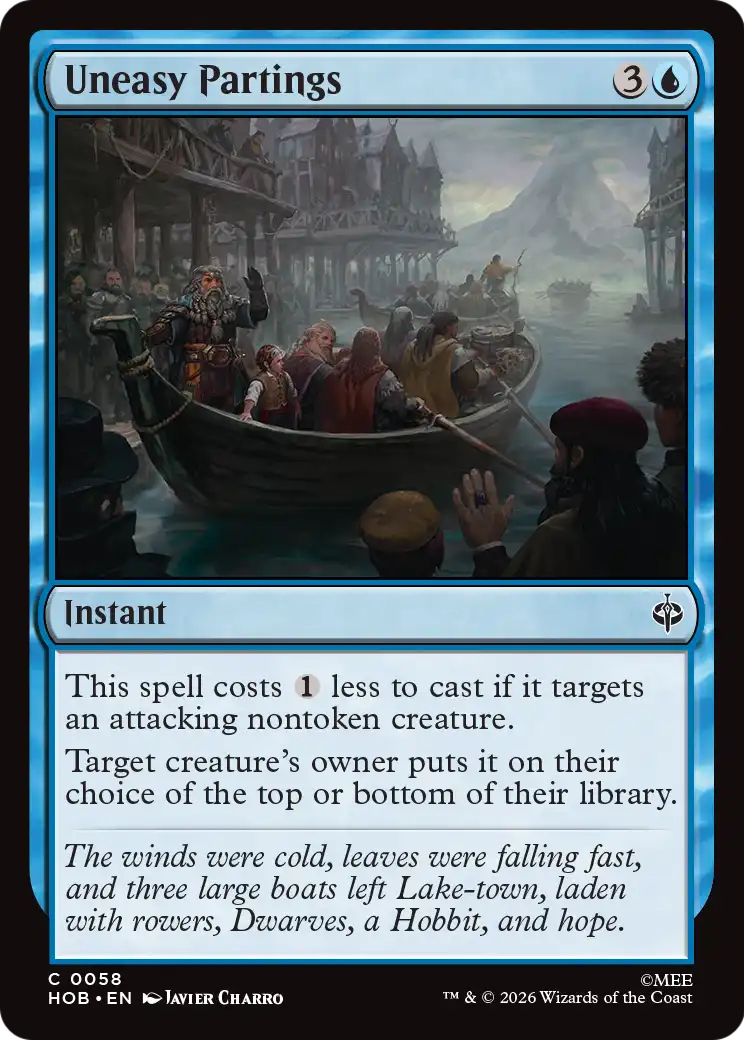 Uneasy Partings [The Hobbit] | Exor Games Dartmouth