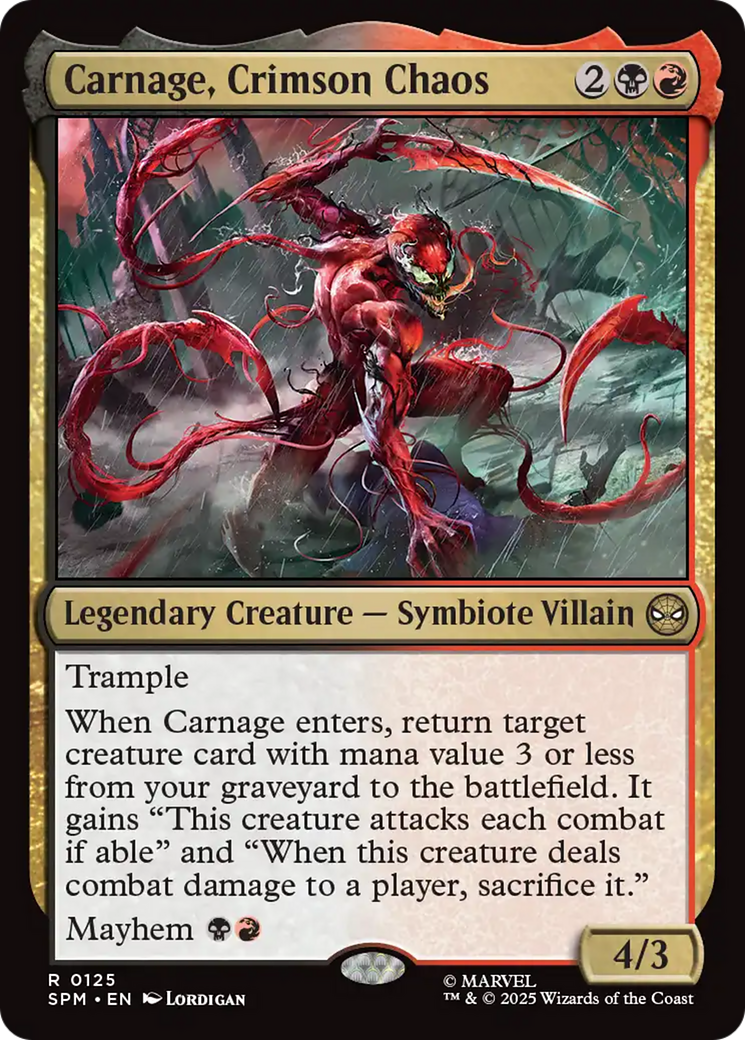 Carnage, Crimson Chaos [Marvel's Spider-Man] | Exor Games Dartmouth