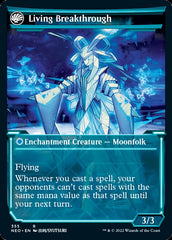 Inventive Iteration // Living Breakthrough (Showcase Soft Glow) [Kamigawa: Neon Dynasty] | Exor Games Dartmouth