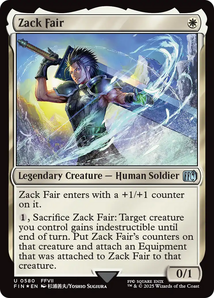 Zack Fair (Surge Foil) [FINAL FANTASY] | Exor Games Dartmouth