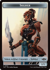 Solider (0032) // Copy Double-Sided Token [Tarkir: Dragonstorm Commander Tokens] | Exor Games Dartmouth