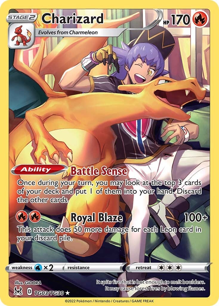 Charizard (TG03/TG30) [Sword & Shield: Lost Origin] | Exor Games Dartmouth