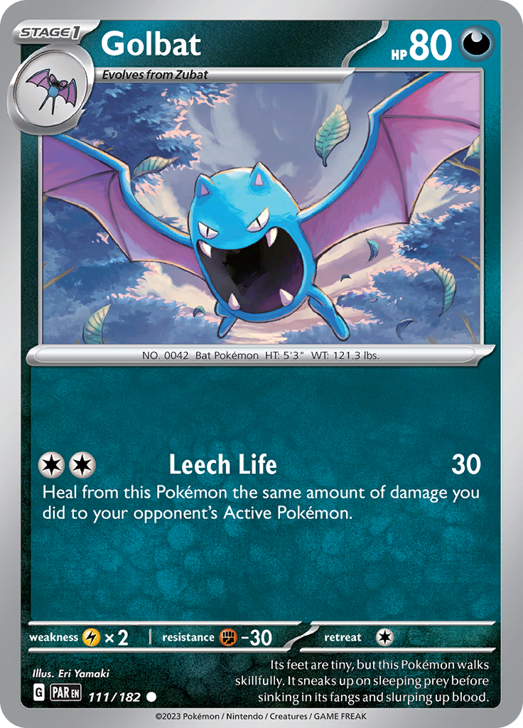 Golbat (111/182) [Scarlet & Violet: Paradox Rift] | Exor Games Dartmouth