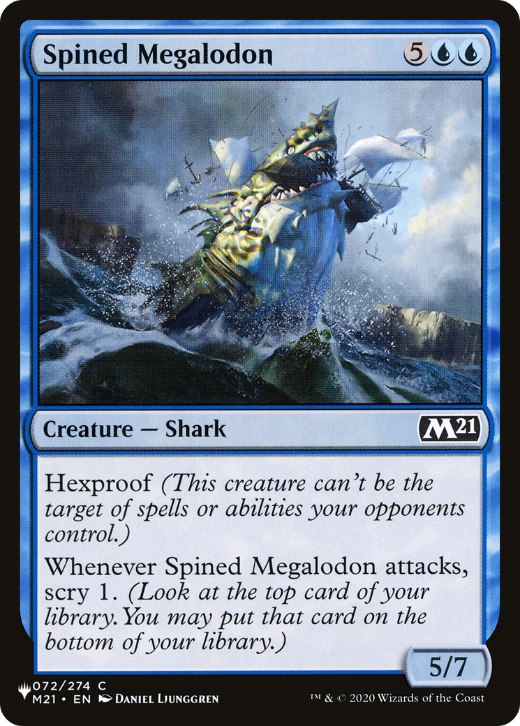 Spined Megalodon [The List Reprints] | Exor Games Dartmouth