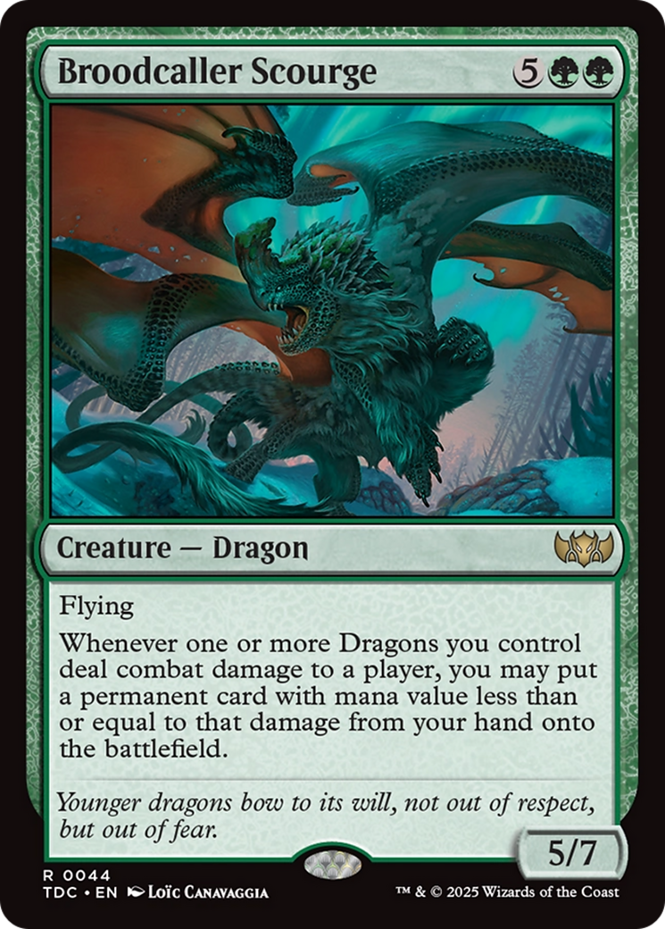 Broodcaller Scourge [Tarkir: Dragonstorm Commander] | Exor Games Dartmouth