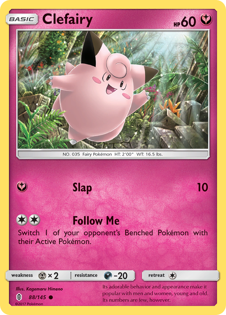 Clefairy (88/145) [Sun & Moon: Guardians Rising] | Exor Games Dartmouth