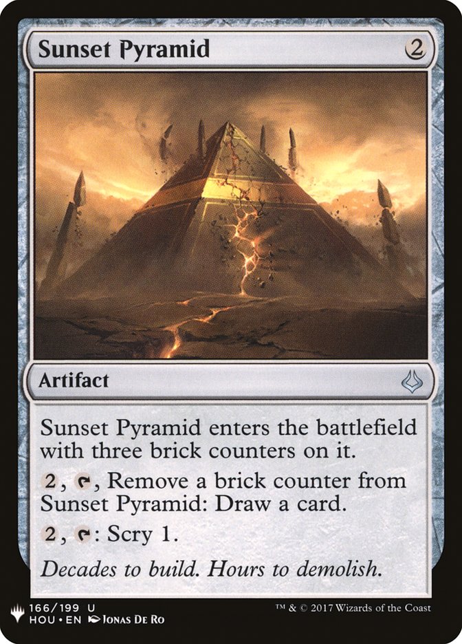 Sunset Pyramid [Mystery Booster] | Exor Games Dartmouth