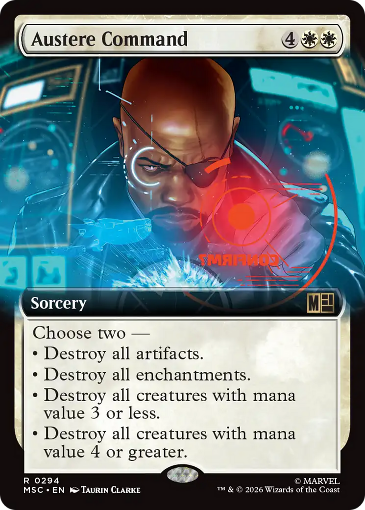 Austere Command (Extended Art) [Marvel Super Heroes Commander] | Exor Games Dartmouth