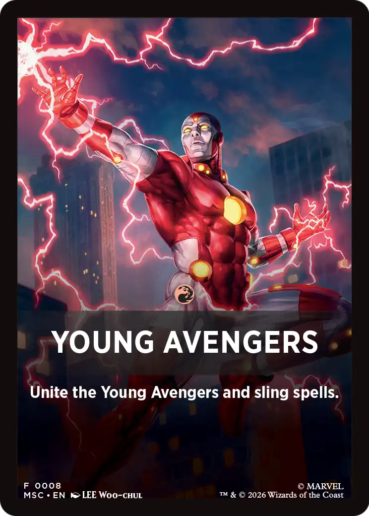 Young Avengers Theme Card (0008) [Marvel Super Heroes Commander] | Exor Games Dartmouth