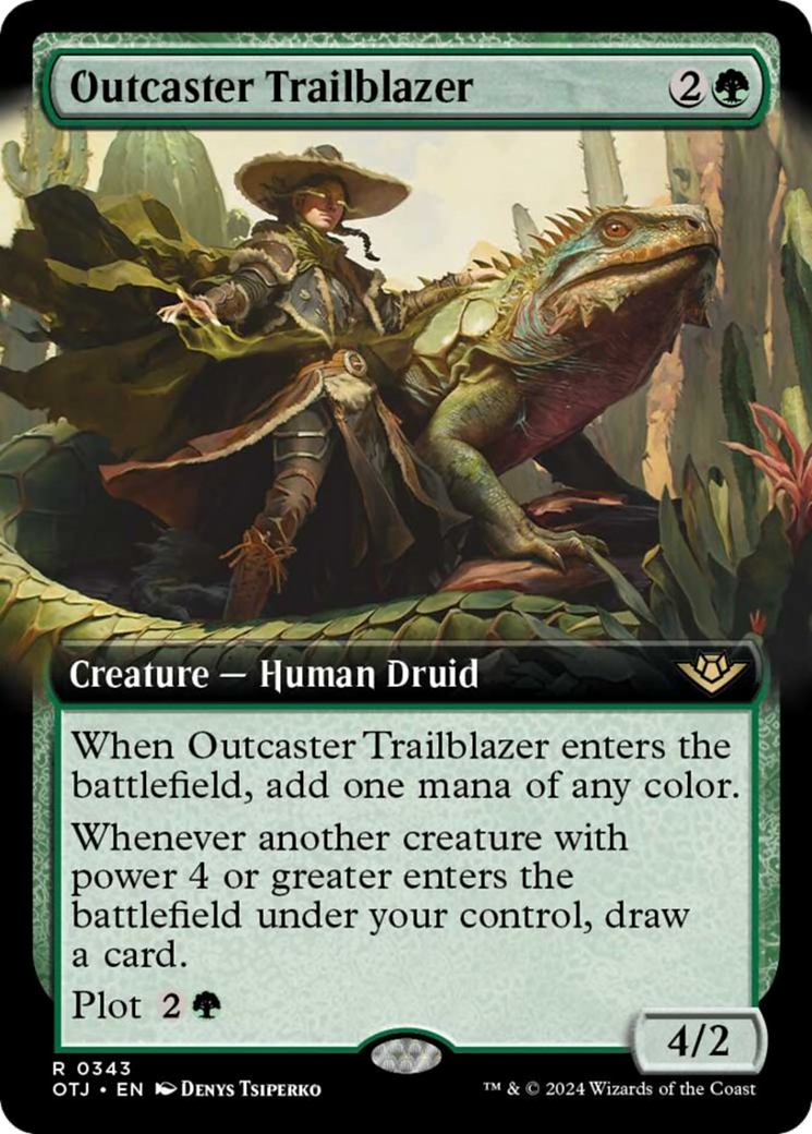 Outcaster Trailblazer (Extended Art) [Outlaws of Thunder Junction] | Exor Games Dartmouth