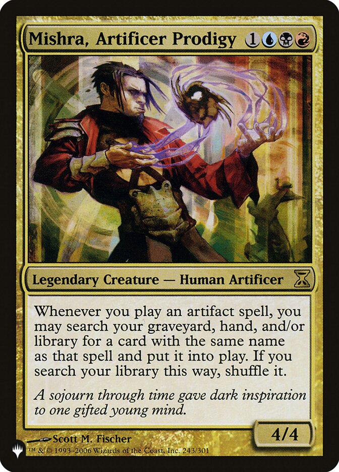 Mishra, Artificer Prodigy [The List] | Exor Games Dartmouth