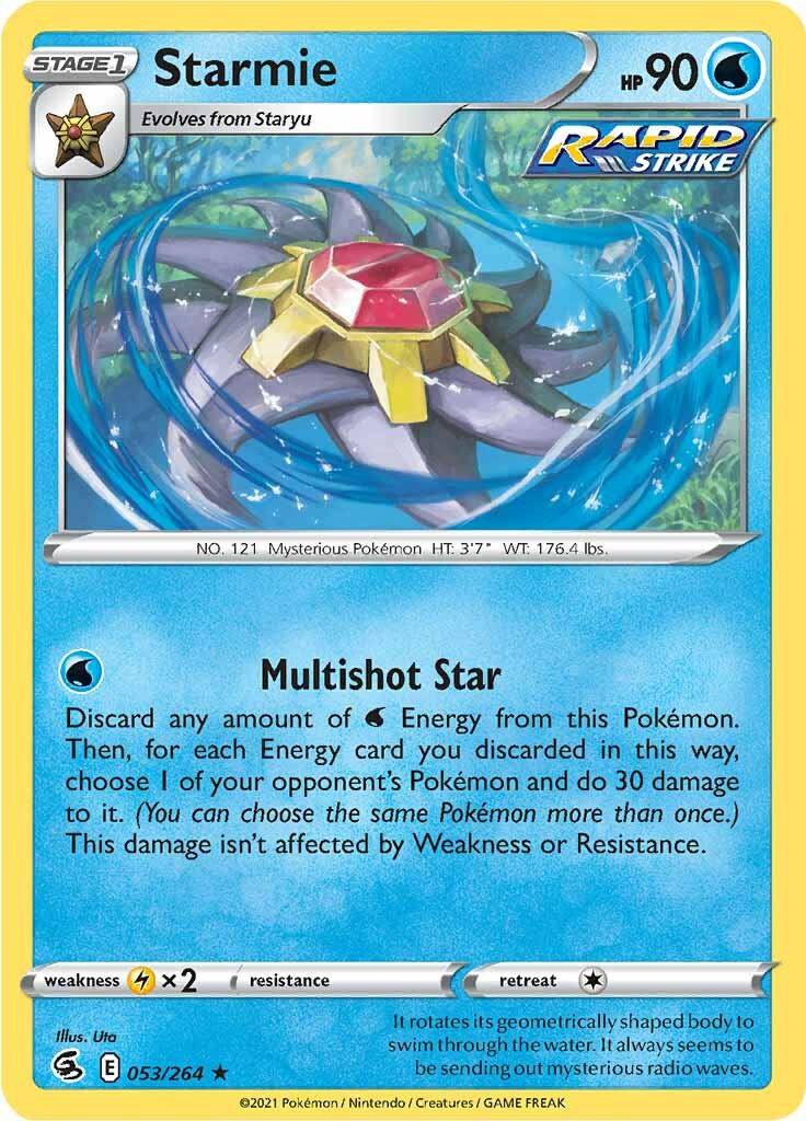 Starmie (053/264) [Sword & Shield: Fusion Strike] | Exor Games Dartmouth