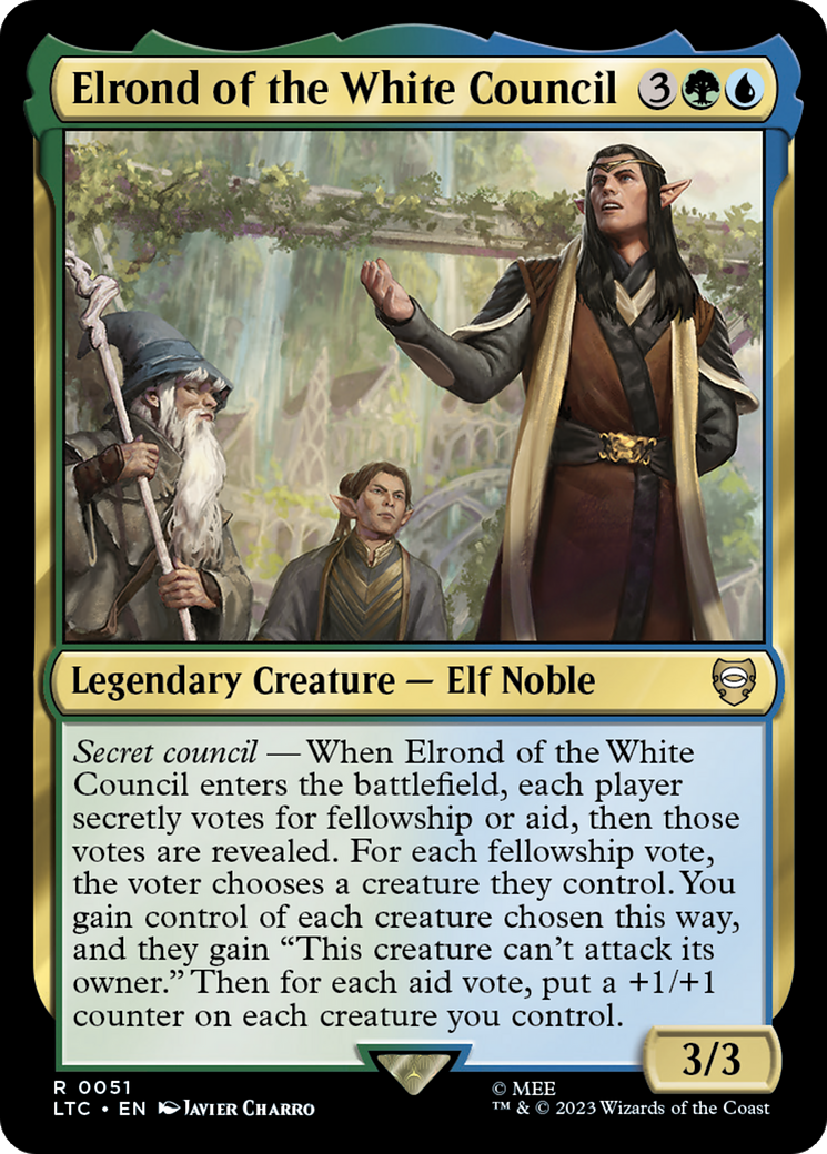 Elrond of the White Council [The Lord of the Rings: Tales of Middle-Earth Commander] | Exor Games Dartmouth