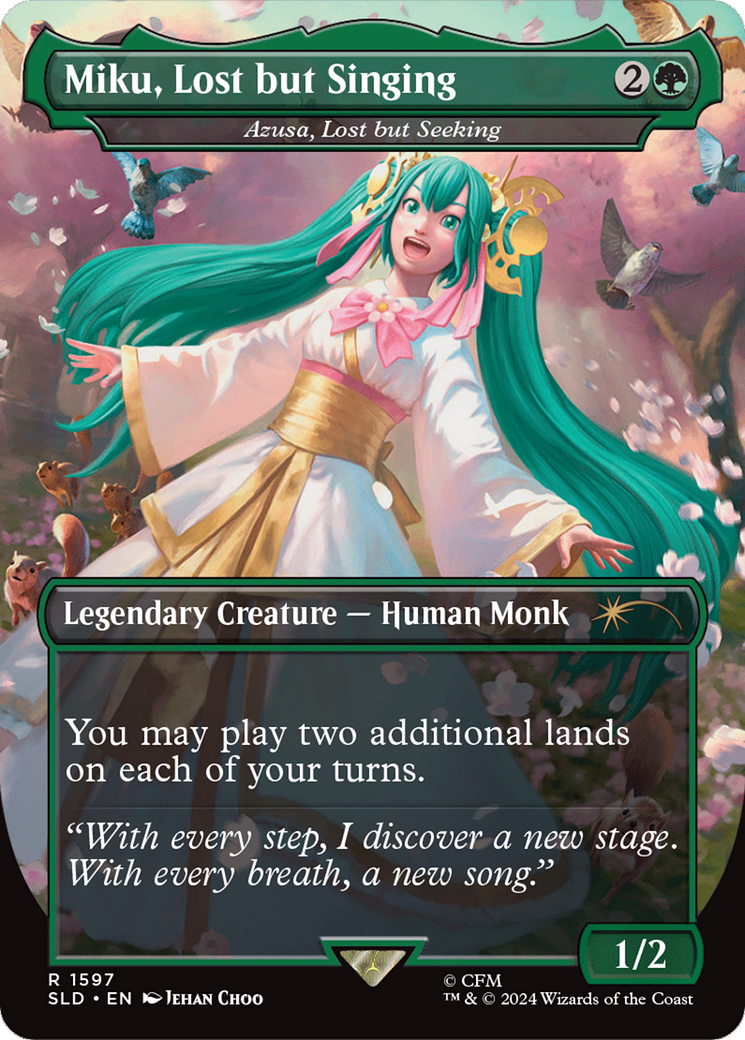 Miku, Lost but Singing - Azusa, Lost but Seeking [Secret Lair Drop Series] | Exor Games Dartmouth