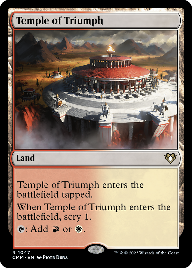 Temple of Triumph [Commander Masters] | Exor Games Dartmouth