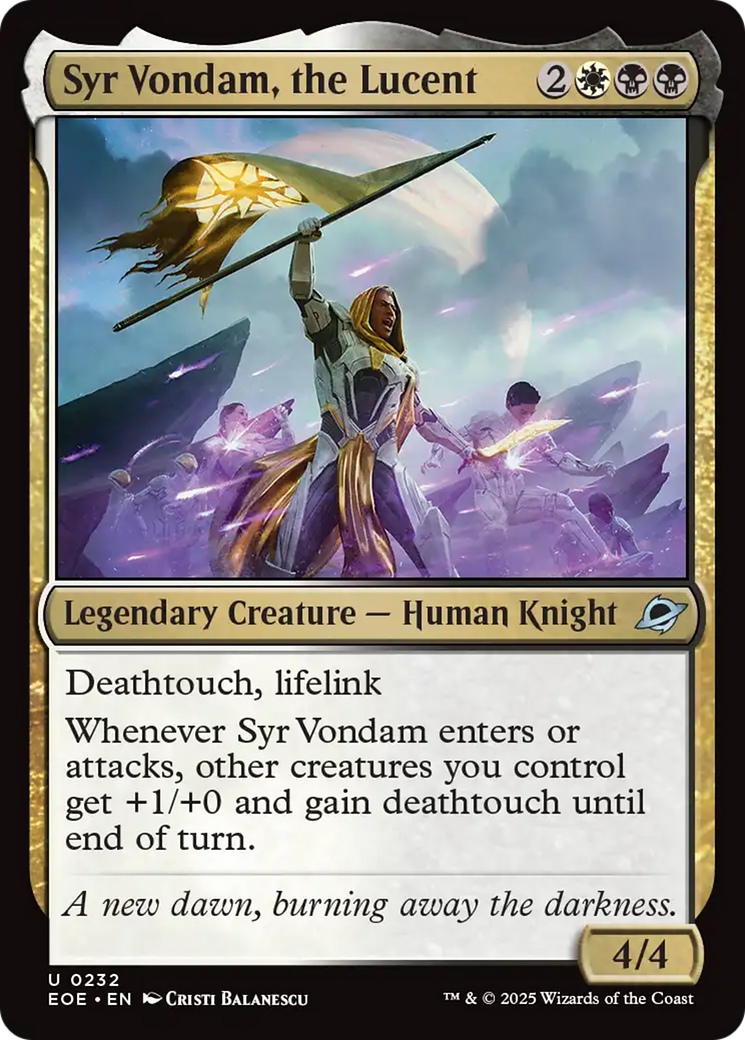 Syr Vondam, the Lucent [Edge of Eternities] | Exor Games Dartmouth