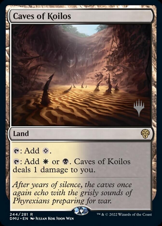 Caves of Koilos (Promo Pack) [Dominaria United Promos] | Exor Games Dartmouth