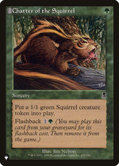 Chatter of the Squirrel [The List] | Exor Games Dartmouth